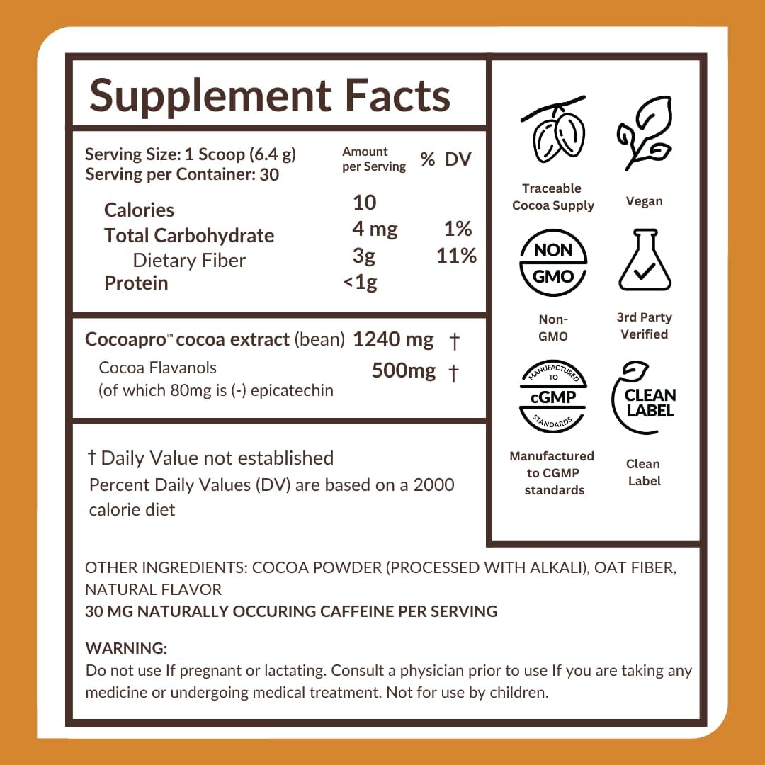 heart-healthy-cocoavia-cocoa-powder---30-servings-500mg-flavanols-boost-nitric-oxide-improve-circulation-energy---vegan-dark-chocolate-cacao-for-preworkout-8