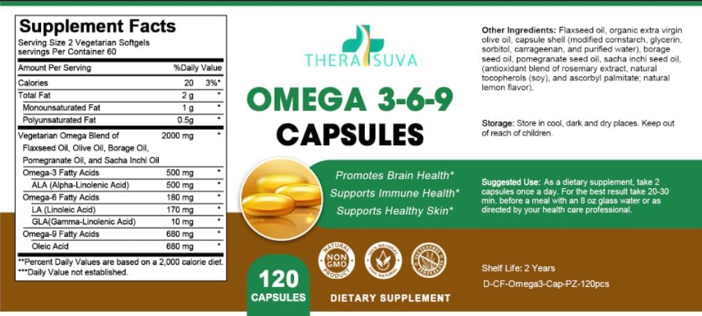 vegan-omega-3-6-9-supplement-for-heart-joint-health---120-softgels-60-day-supply---therasuva-high-potency-formula-6