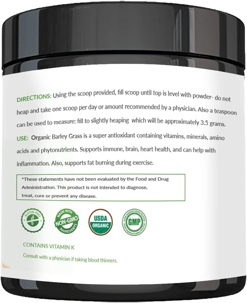 usda-certified-organic-nautical-elements-barley-grass-powder---vegan-non-gmo---rich-in-antioxidants-protein-fiber-minerals---200-grams-7