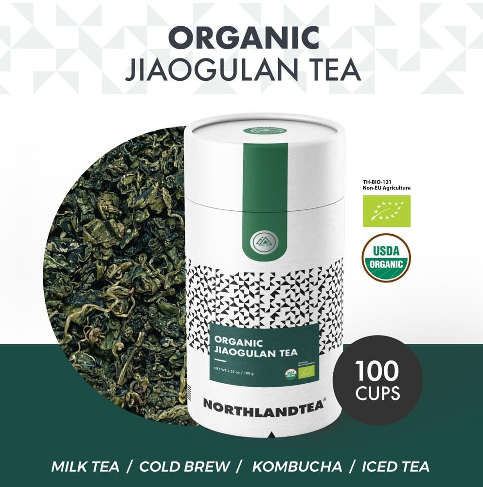 certified-organic-jiaogulan-tea---loose-leaf---caffeine-free---352-oz-from-local-thai-farmer---eternal-life-herb---northlandtea-2