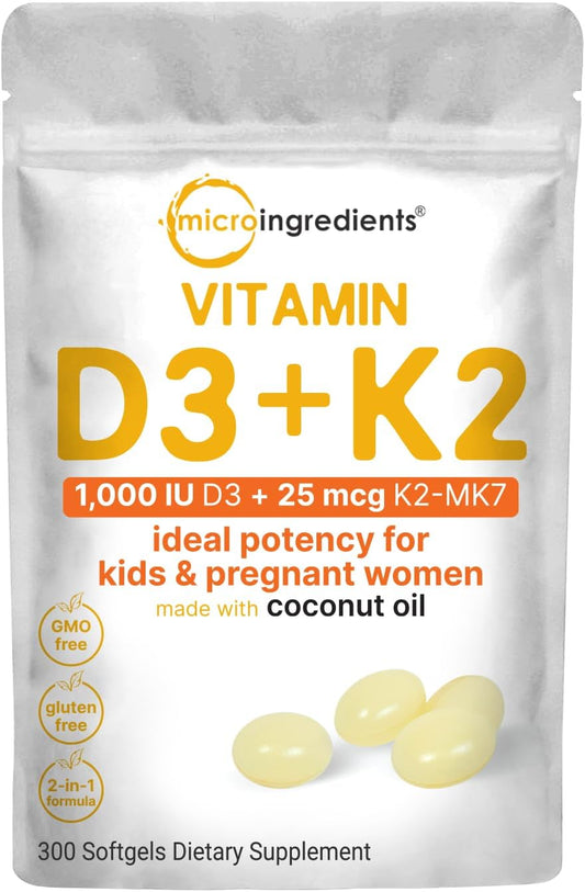 vitamin-d3-1000-iu-with-k2-mk-7-virgin-coconut-oil-softgels---300-capsules-2-in-1-d-k-complex-for-kids-pregnant-women---easy-to-swallow-formula-1