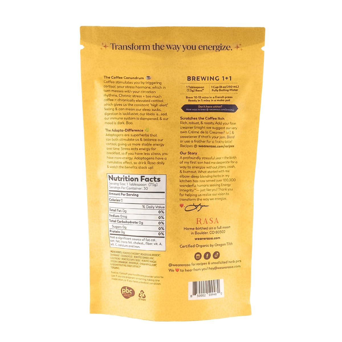 original-aip-diet-adaptogenic-mushroom-coffee-alternative---nightshade-free-ayurvedic-wellness-tonic-with-chaga-reishi-8-oz-2