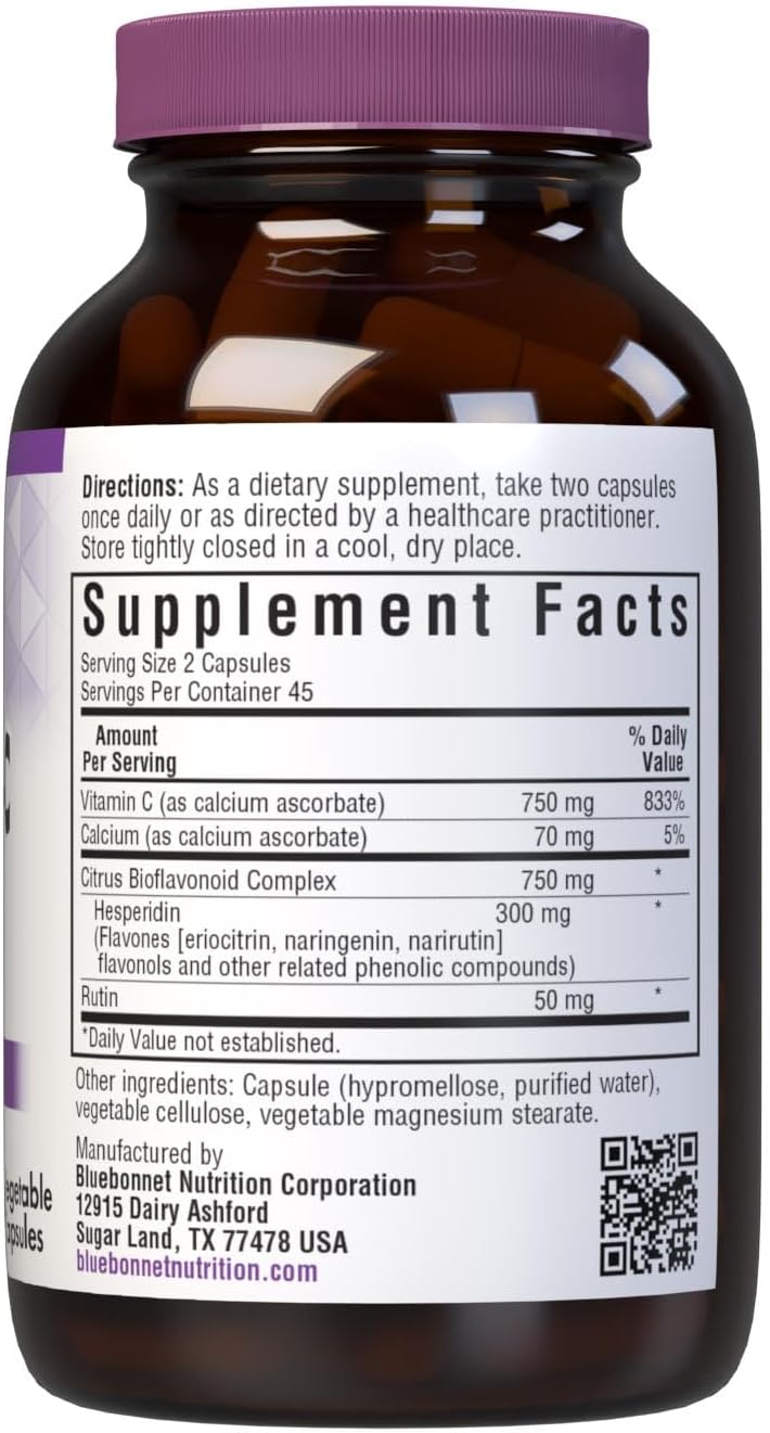 high-potency-buffered-vitamin-c-capsules-for-immune-health---bluebonnet-nutrition-mega-bio-c-formula-non-gmo-90-count-2