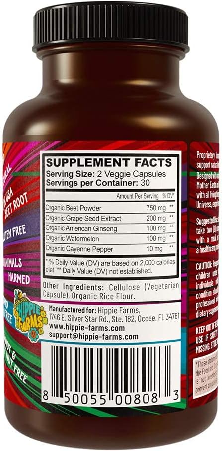 organic-beet-root-capsules-with-grape-seed-extract-ginseng-for-circulation-and-heart-health---60-ct-vegan-formula-for-energy-7