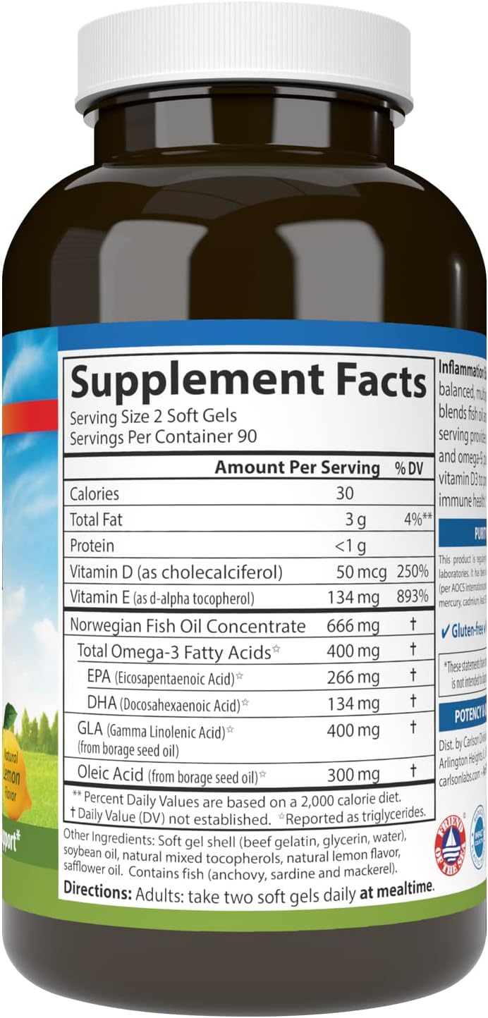 carlson-inflammation-balance-omega-3-omega-6-supplement-with-d3-180-softgels-norwegian-wild-caught-fish-oil-capsules-2