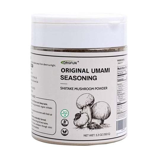 Organic Umami Seasoning with Shiitake Mushroom Powder for Cooking - 5.3 Oz - Espot.com.au