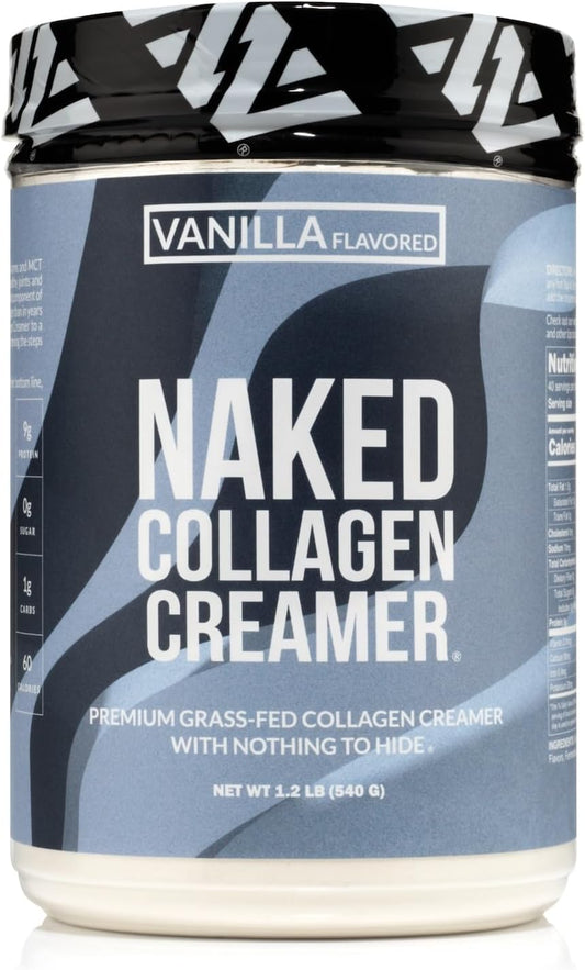 Vanilla Collagen Coffee Creamer - Dairy-Free & Gluten-Free - Supports Hair, Skin, Nails - 40 Servings - Espot.com.au