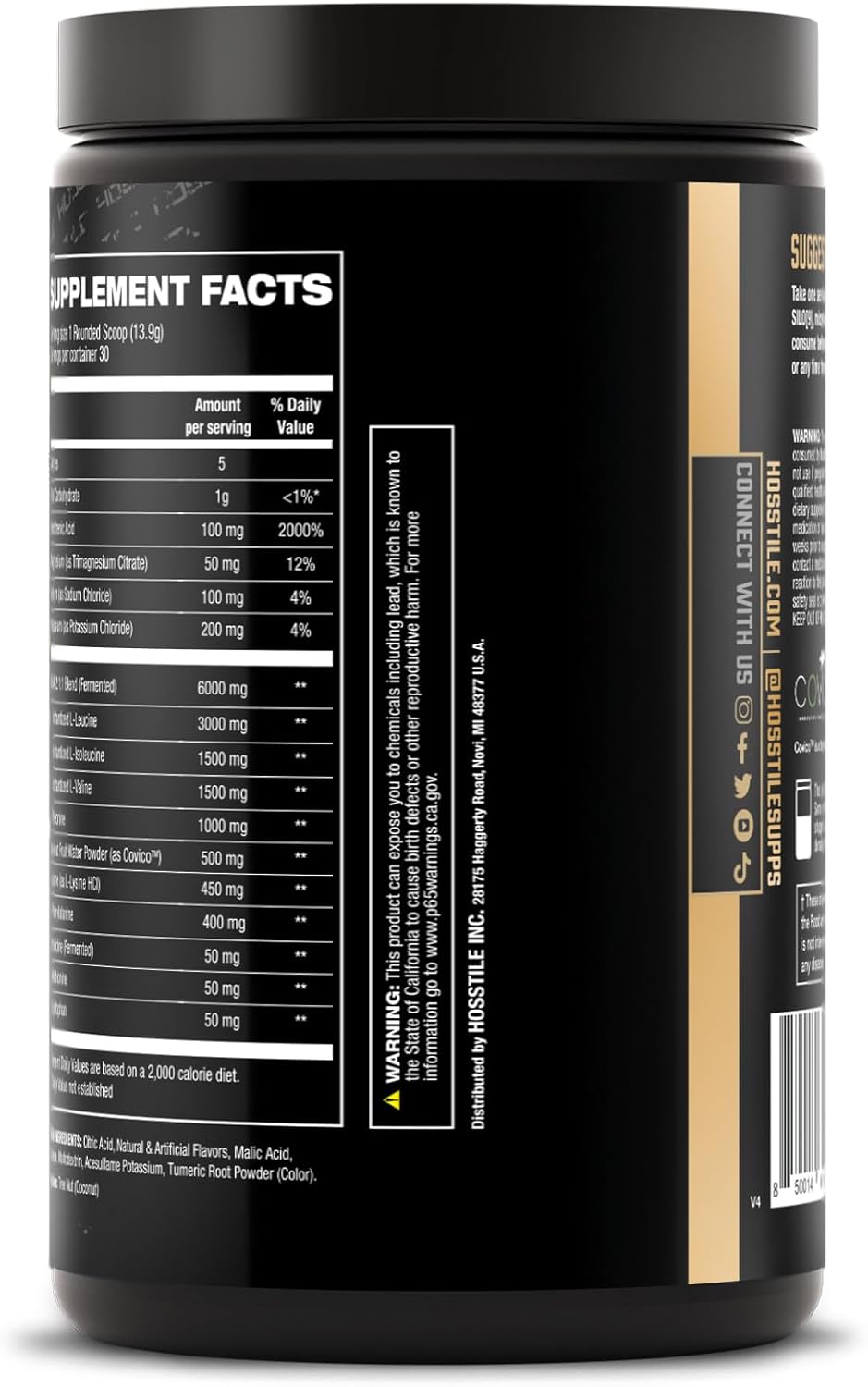 Orange Pineapple Electrolyte Hydration Drink with Essential Amino Acids and BCAAs for Muscle Recovery and Lean Muscle Growth - 30 Servings - Espot.com.au