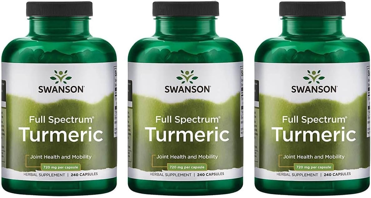 2-pack-swanson-full-spectrum-turmeric-curcumin-capsules---supports-joint-health-digestion-liver---curcuma-longa---240-capsules-each-3-pack-1