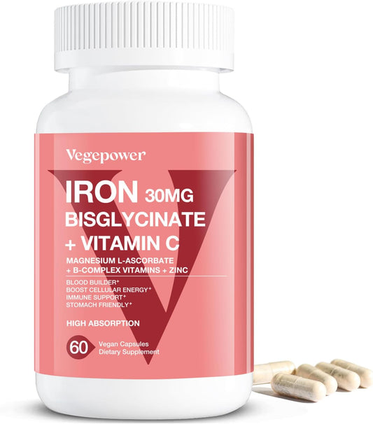 high-absorption-iron-bisglycinate-supplement-with-vitamin-c-b12-folic-acid---30mg-iron-pills-for-anemia---gluten-free-non-gmo---60-vegan-capsules-for-women-men-1