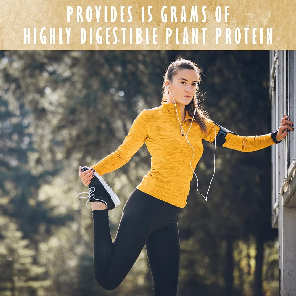 organic-plant-based-protein-powder---smooth-unflavored-shake-for-women-and-men---10-servings-15g-protein-probiotics-enzymes-vegan-grain-free-gluten-free-0g-sugar-stevia-free-2
