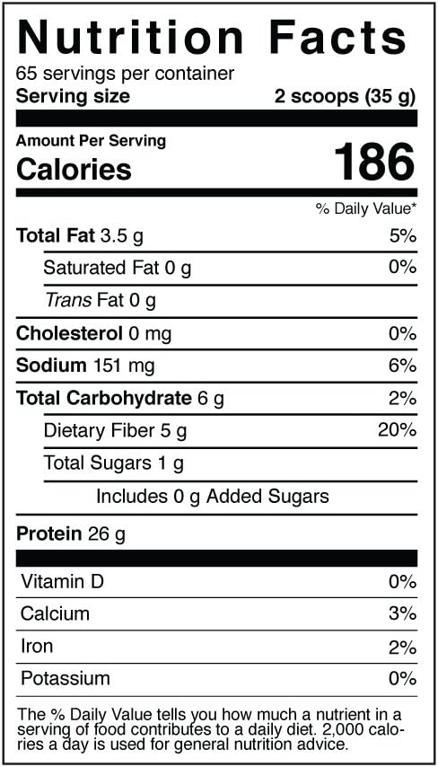 organic-plant-based-protein-powder-with-superfoods---unflavored-vegan-non-dairy-non-gmo-gluten-free-sugar-free---perfect-keto-drink-mix---5-lb-6