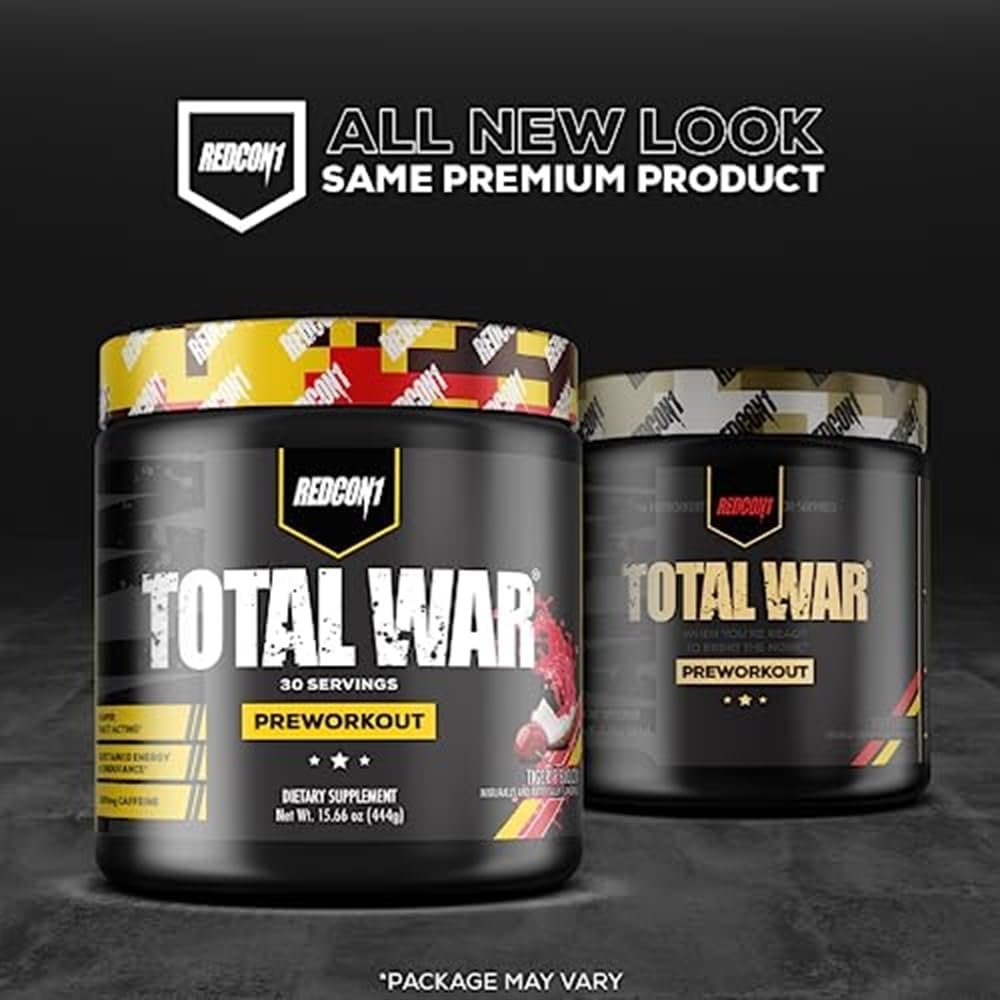 redcon1-total-war-preworkout---sour-gummy-bear-flavor-with-320mg-caffeine-for-pump-energy-endurance---amino-acids-boost-performance---30-servings-3