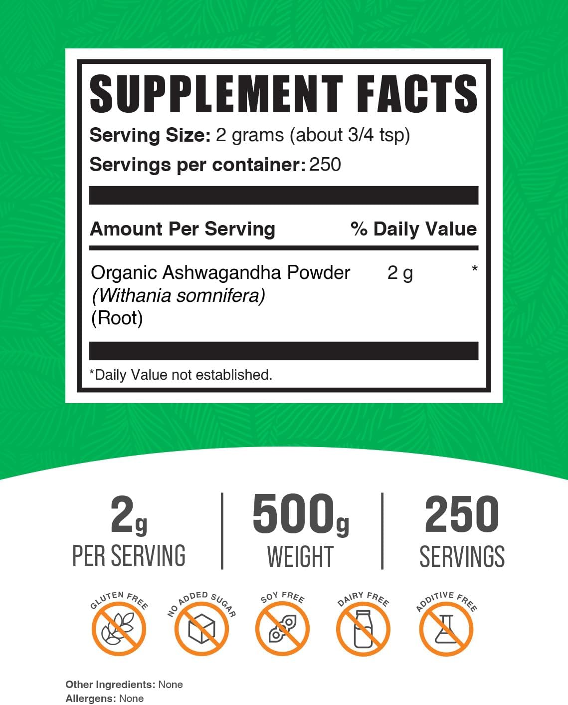 bulksupplementscom-organic-ashwagandha-powder---pure-ashwagandha-root-extract---gluten-free-500g-11-lbs---2g-per-serving---pack-of-1-2