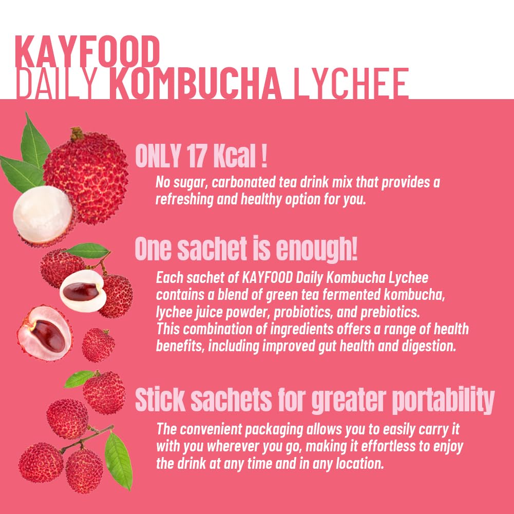 lychee-garden-kombucha-sticks---20-daily-packets-with-gift-bottle-zero-sugar-gut-healthy-sparkling-beverage-for-iced-and-hot-tea-fermented-korean-drink-for-workouts---352oz-100g-3