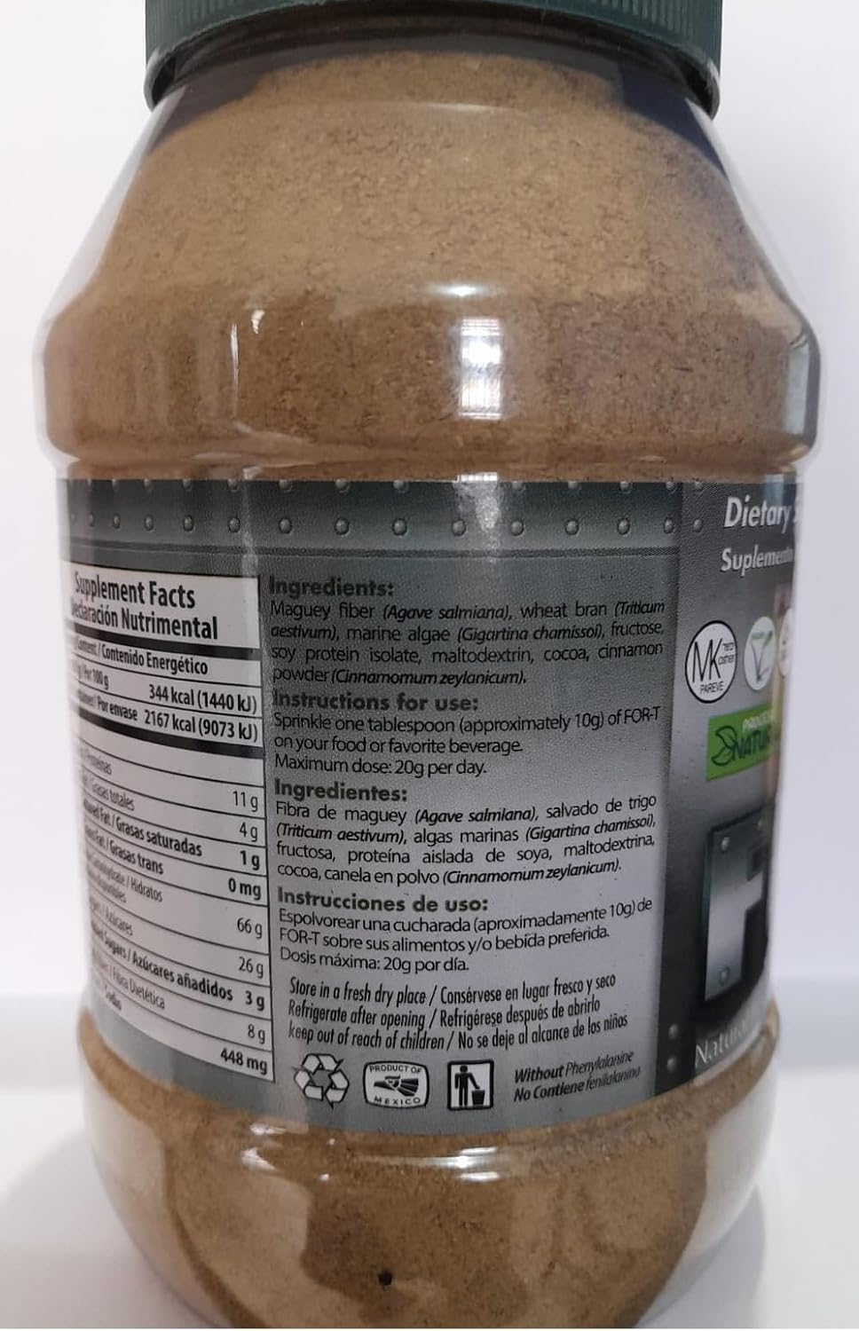 630g My Daily Fiber Forte - High Fiber Supplement for Daily Use