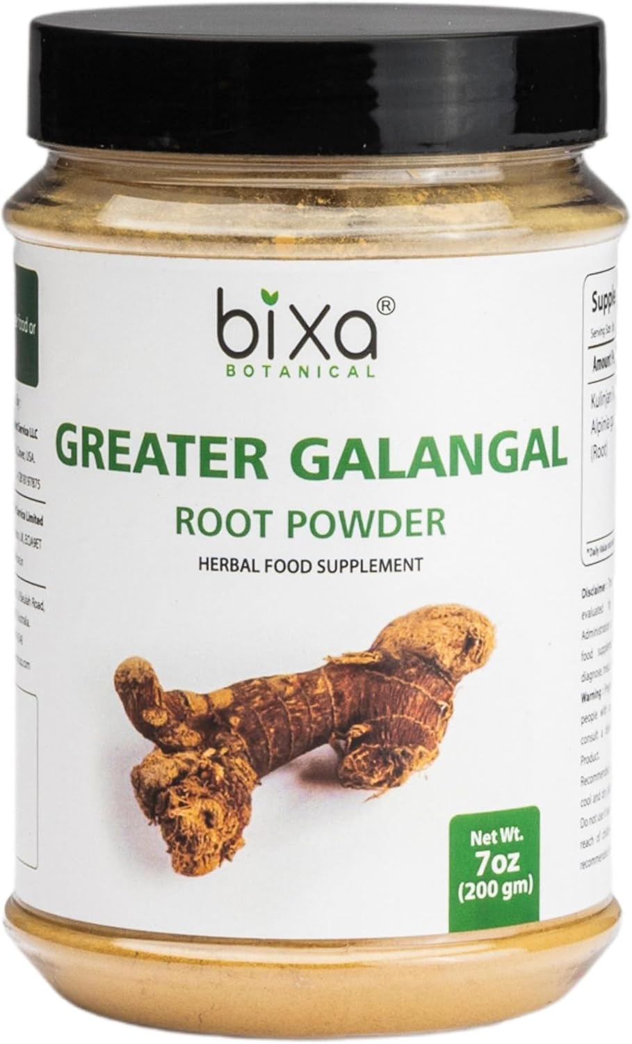 7 Oz Bixa BOTANICAL Pellitory Root & Galangal Root Powder Bundle - Herbal Supplement Combo for Health