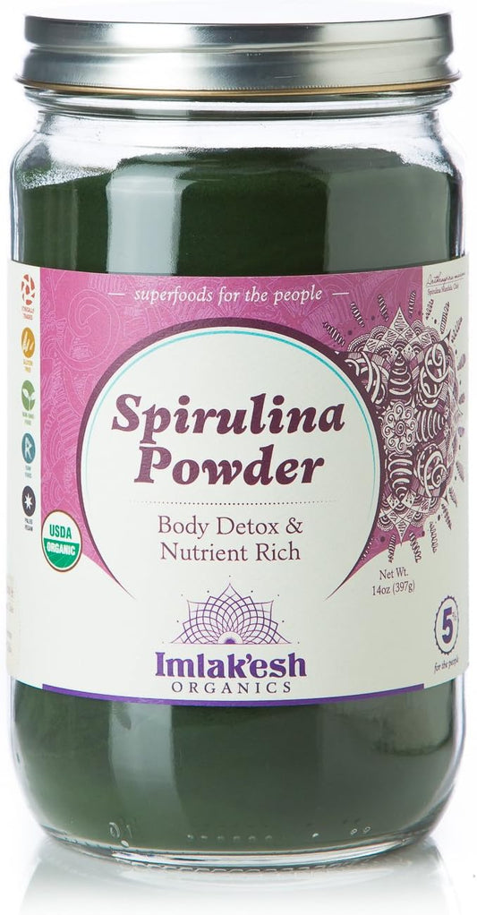 organic-spirulina-powder---blue-green-algae-superfood-with-protein-and-antioxidants---vegan-non-gmo-gluten-free---14oz-glass-jar-1