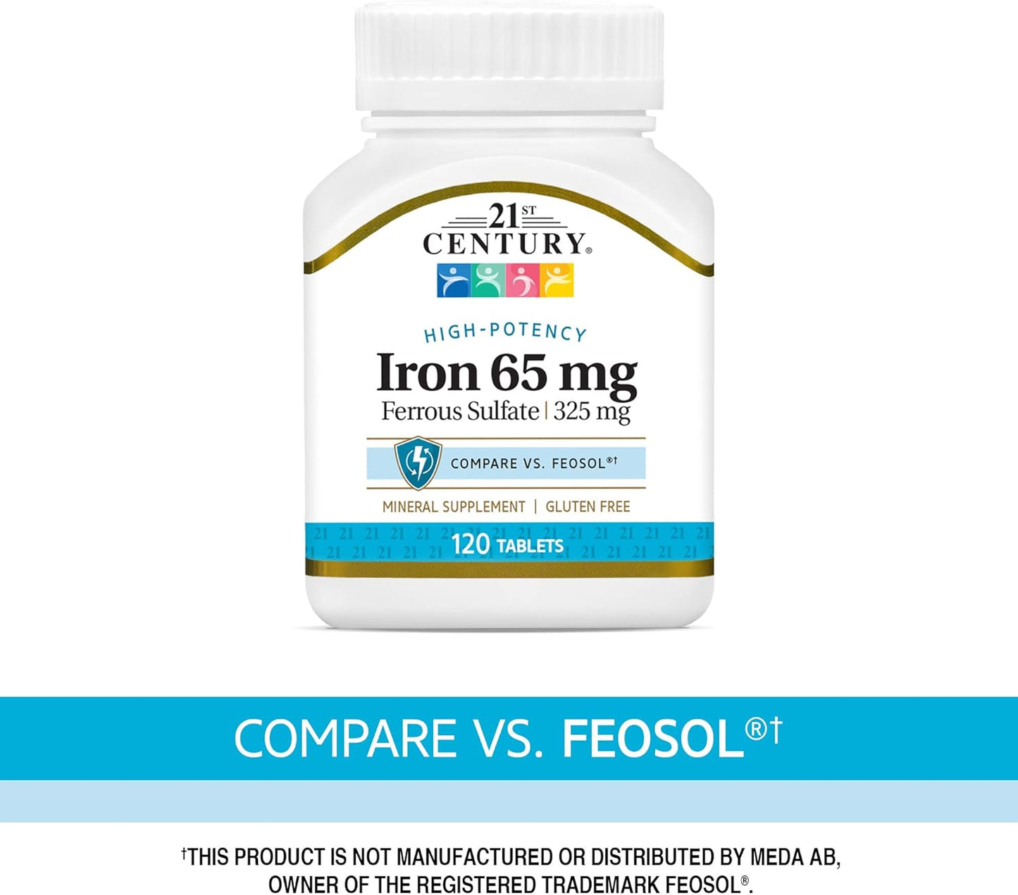 iron-65-mg-ferrous-sulfate-325-mg-tablets---120-count-essential-iron-supplement-for-immune-support-energy---21st-century-formula-3