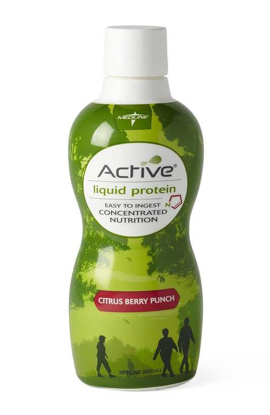 medline-active-liquid-protein-citrus-berry-punch-30-oz-15g-protein-pack-of-4---energy-boosting-supplement-for-muscle-recovery-and-strength-1