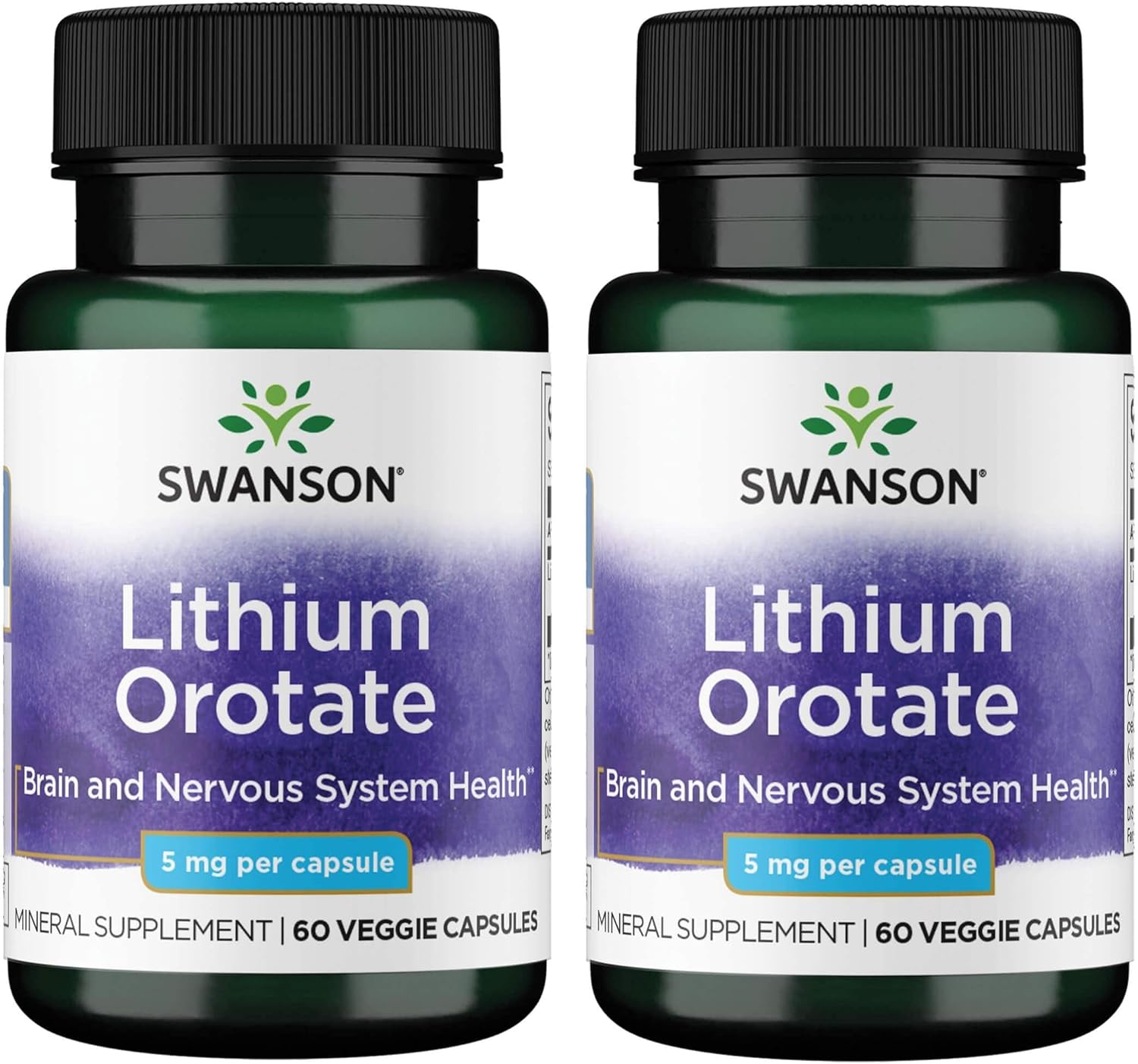 2-pack-swanson-lithium-orotate-supplement-5-mg---antioxidant-mood-emotional-wellness-support---60-veggie-capsules---memory-behavior-support-1