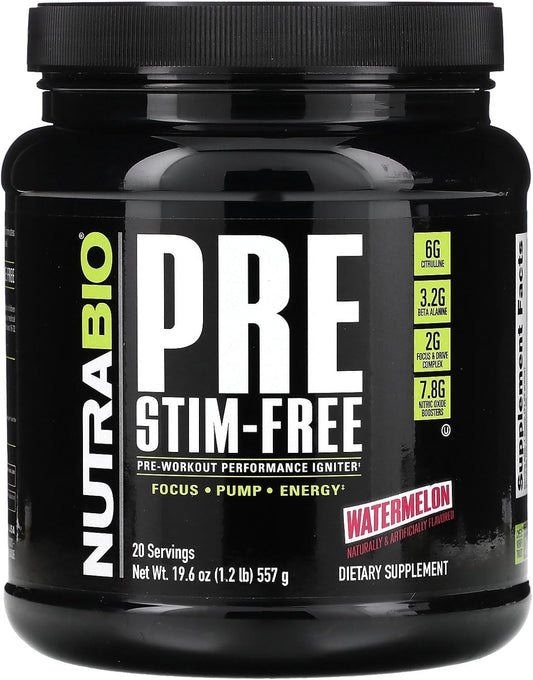 mens-nutrabio-stim-free-pre-workout-with-new-formula-for-laser-focus-and-extreme-pumps---10g-citrulline-beta-alanine-nitrates-nootropics-and-electrolytes---watermelon-flavor---20-servings-1