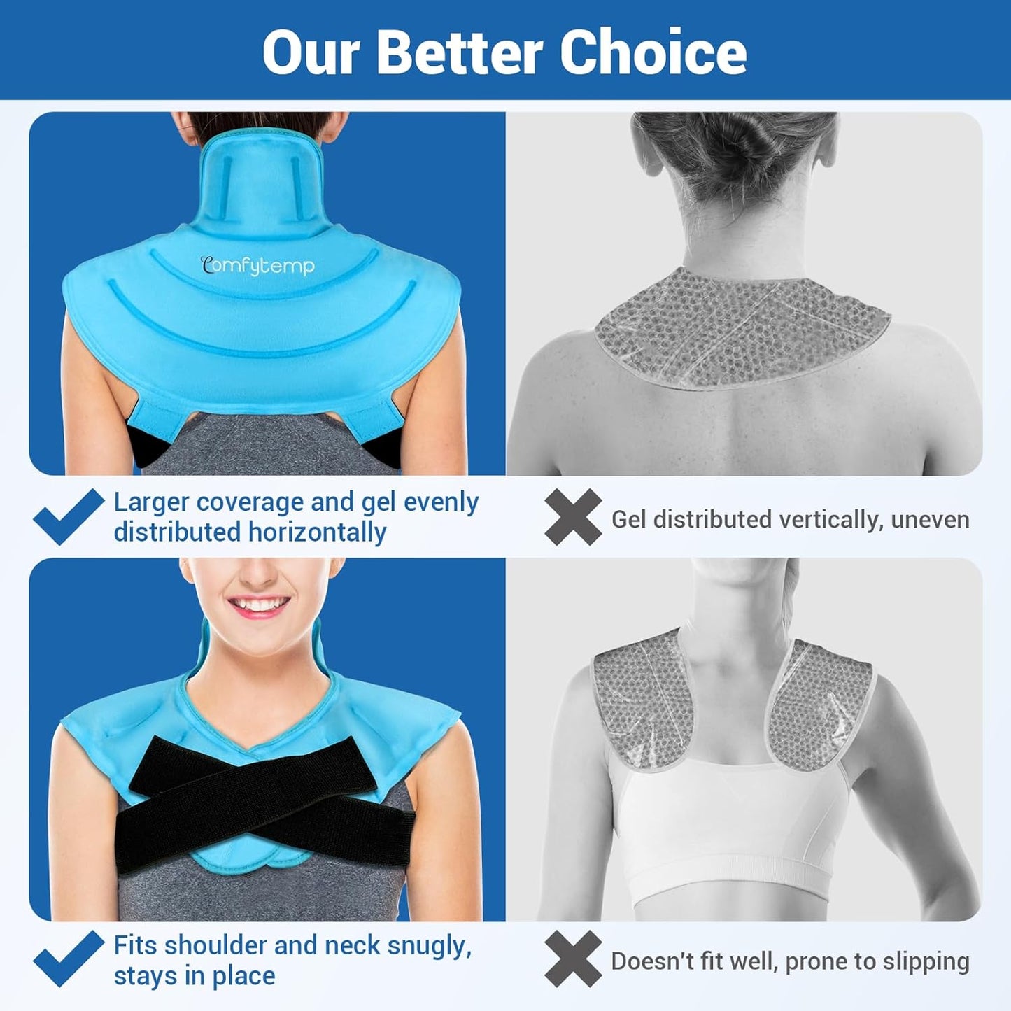 reusable-gel-ice-pack-wrap-for-neck-and-shoulders-pain-relief-with-straps---cold-compression-therapy-for-upper-back-and-cervical-injuries---fsa-hsa-eligible---smallmedium-size-5