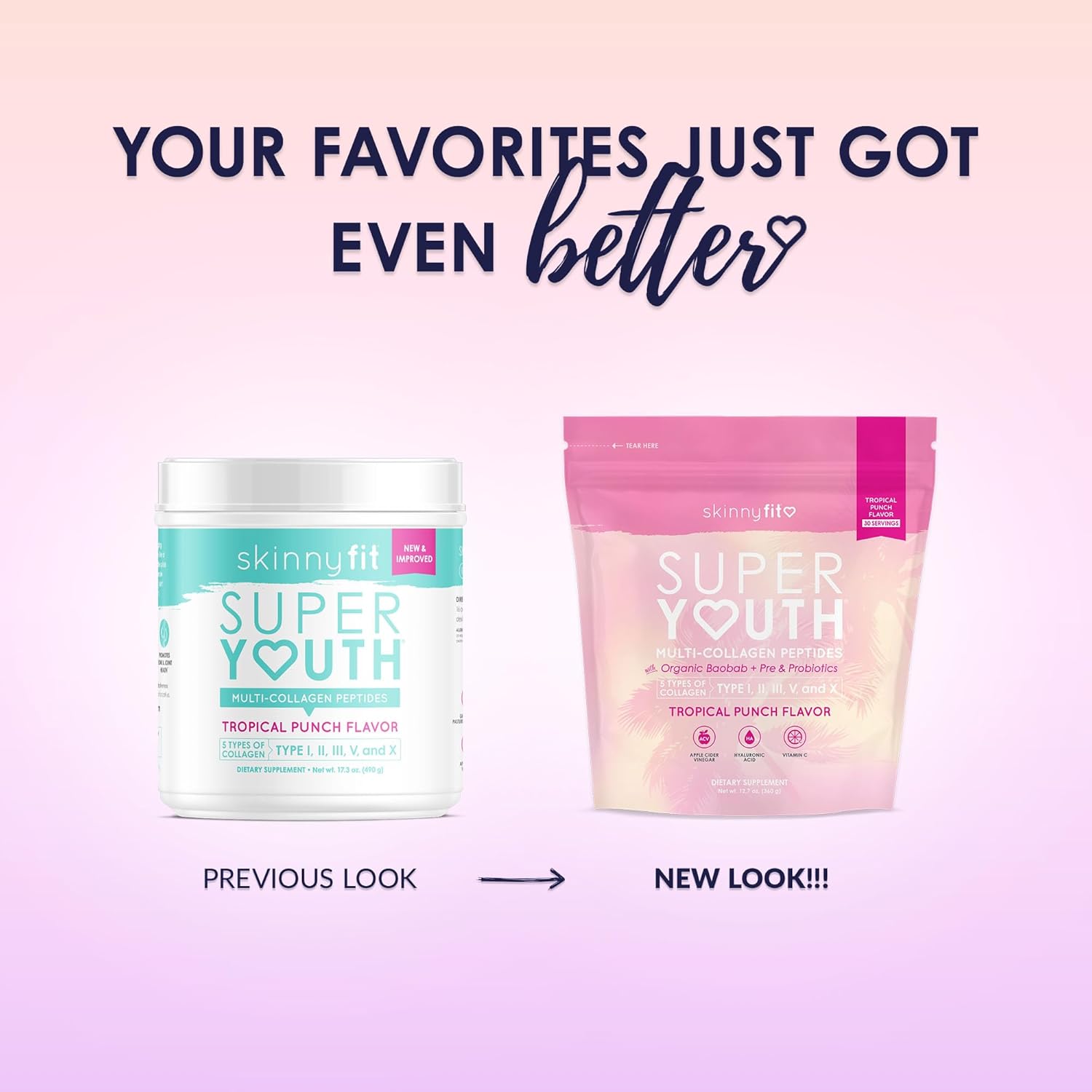 skinnyfit-super-youth-tropical-punch-collagen-peptides-with-probiotics-baobab-fiber-apple-cider-vinegar-hyaluronic-acid-and-vitamin-c-for-skin-hair-joints-and-metabolism---30-servings-4