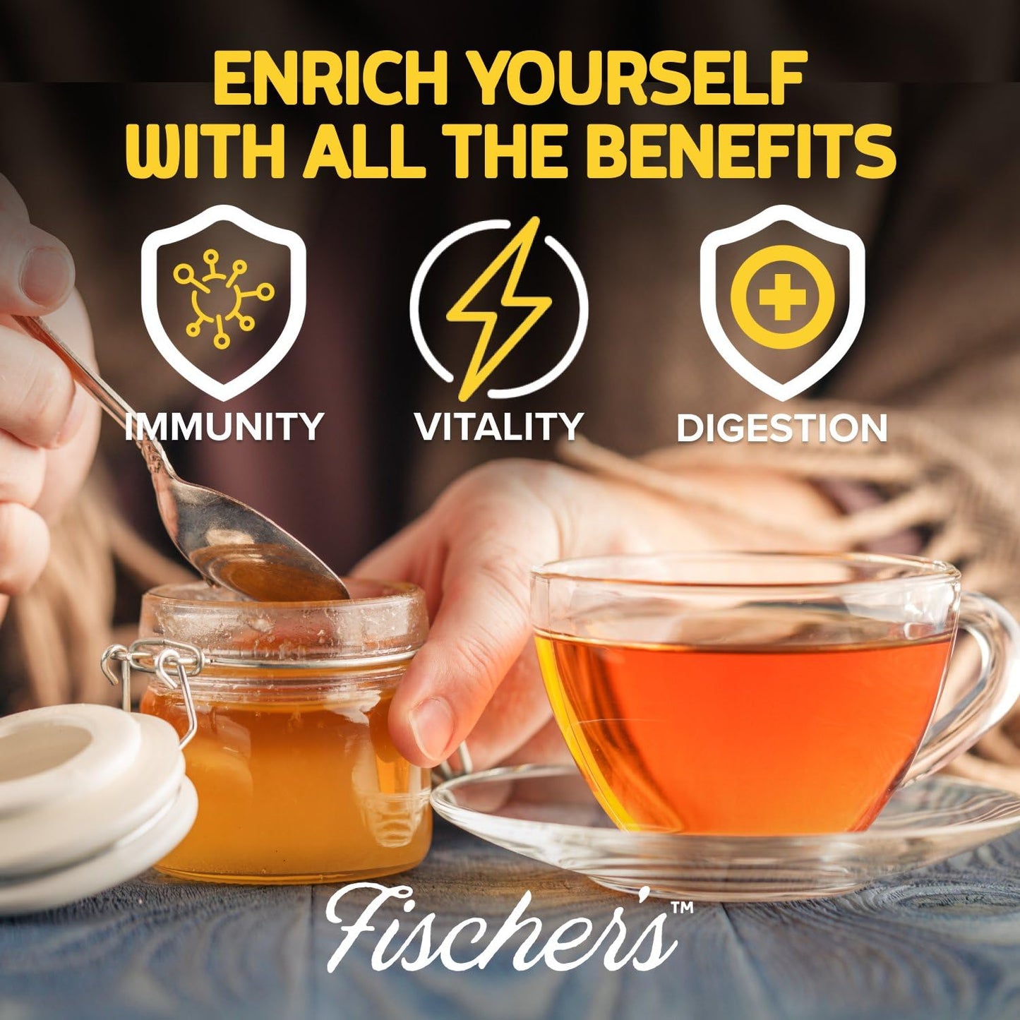 fischers-100-clover-honey-12-oz-squeezable-bear-bottle---pure-raw-unfiltered-honey---gluten-free-non-gmo-all-natural-sweetener-5