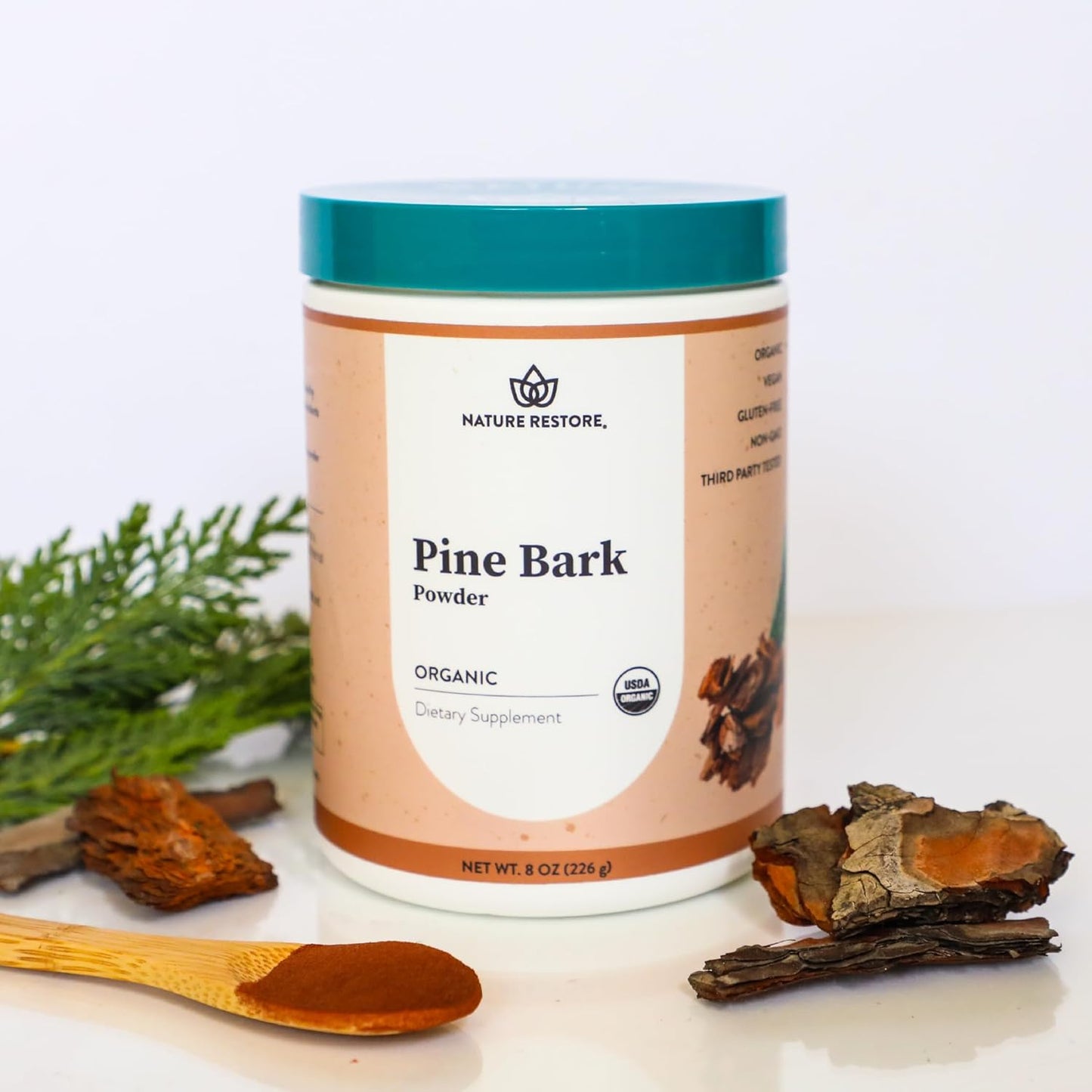 organic-pine-bark-extract-powder-8oz---95-proanthocyanidins-usda-certified-vegan-gluten-free-non-gmo-226g-2