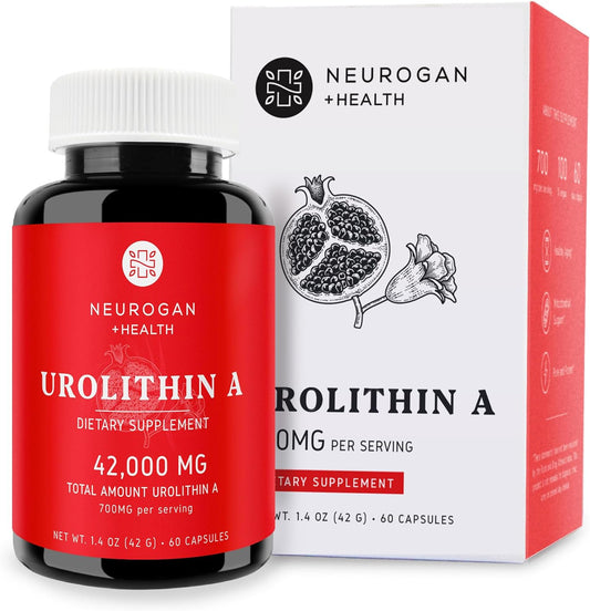 High-Potency Urolithin A Supplement Capsules for Energy, Focus & Muscle Recovery - Made in USA - 700mg, 60 Capsules - Take Daily for Healthy Aging & Cellular Regeneration - Espot.com.au