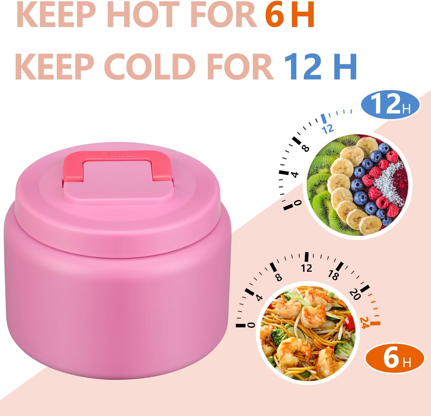 8oz-kids-thermo-stainless-steel-food-container-for-hot-and-cold-food---small-lunch-thermos-with-wide-mouth-for-preschool-travel---pure-pink-4