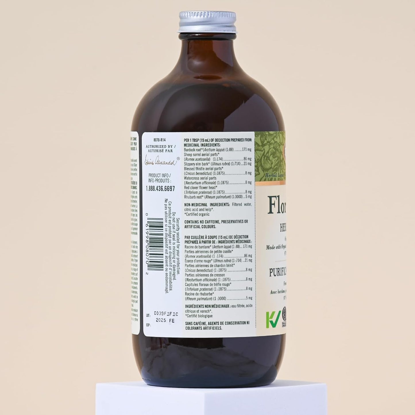 organic-flora-health-flor-essence-liquid-tea-blend---8-herb-formula-for-full-body-cleanse-detox---vegan-organic-ingredients---burdock-root-sorrel-slippery-elm-kelp---500ml-2