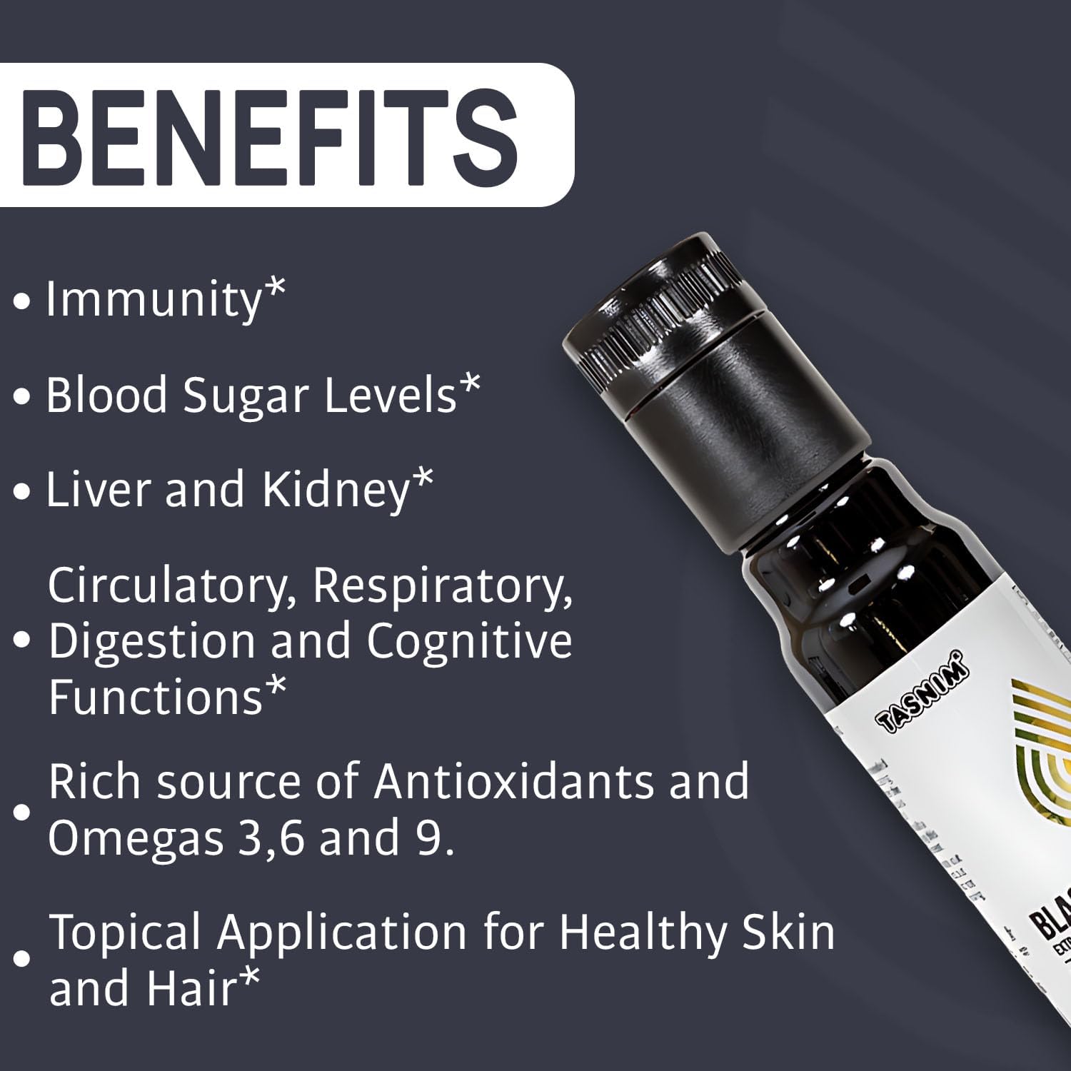 organic-ethiopian-black-seed-oil-34-fl-oz---cold-pressed-for-immune-support---high-potency-57---21-thymoquinone---skin-hair-overall-health---unrefined-black-cumin-seed-oil---gluten-free-6