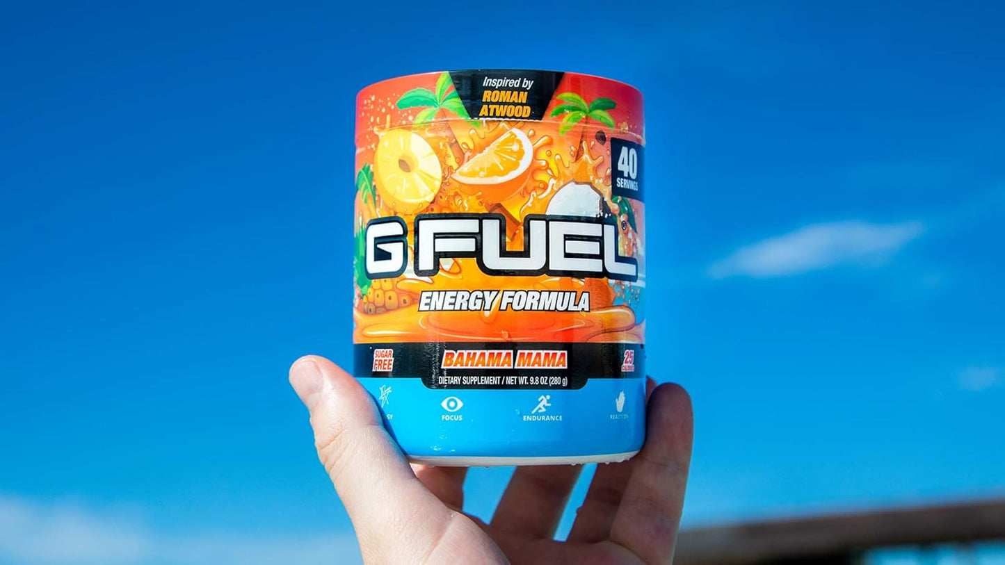 roman-atwood-g-fuel-energy-powder---sugar-free-clean-caffeine-focus-supplement---orange-coconut-pineapple-flavor---amino-vitamin-antioxidants-blend---98-oz-40-servings-5