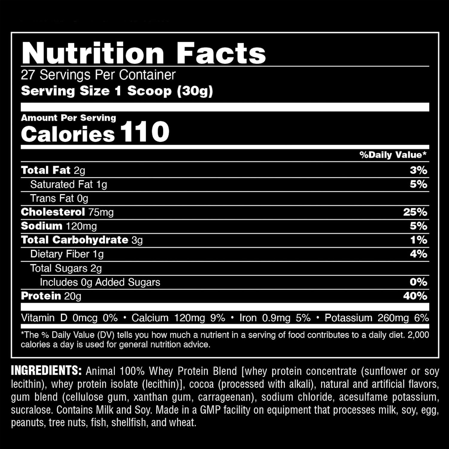 chocolate-animal-100-whey-protein-powder---ideal-whey-blend-for-pre--or-post-workout-recovery-or-anytime-protein-boost---low-sugar-content---18-lb-size-3