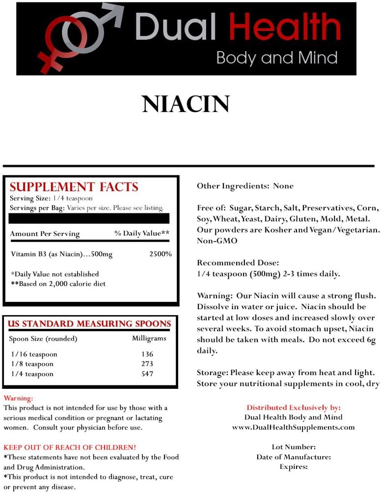 bulk-55-lbs-niacin-powder-vitamin-b3-supplement---immediate-release-flush-nicotinic-acid---non-gmo-vegan-gluten-free---fast-absorption---no-fillersadditives---dual-health-body-mind-4