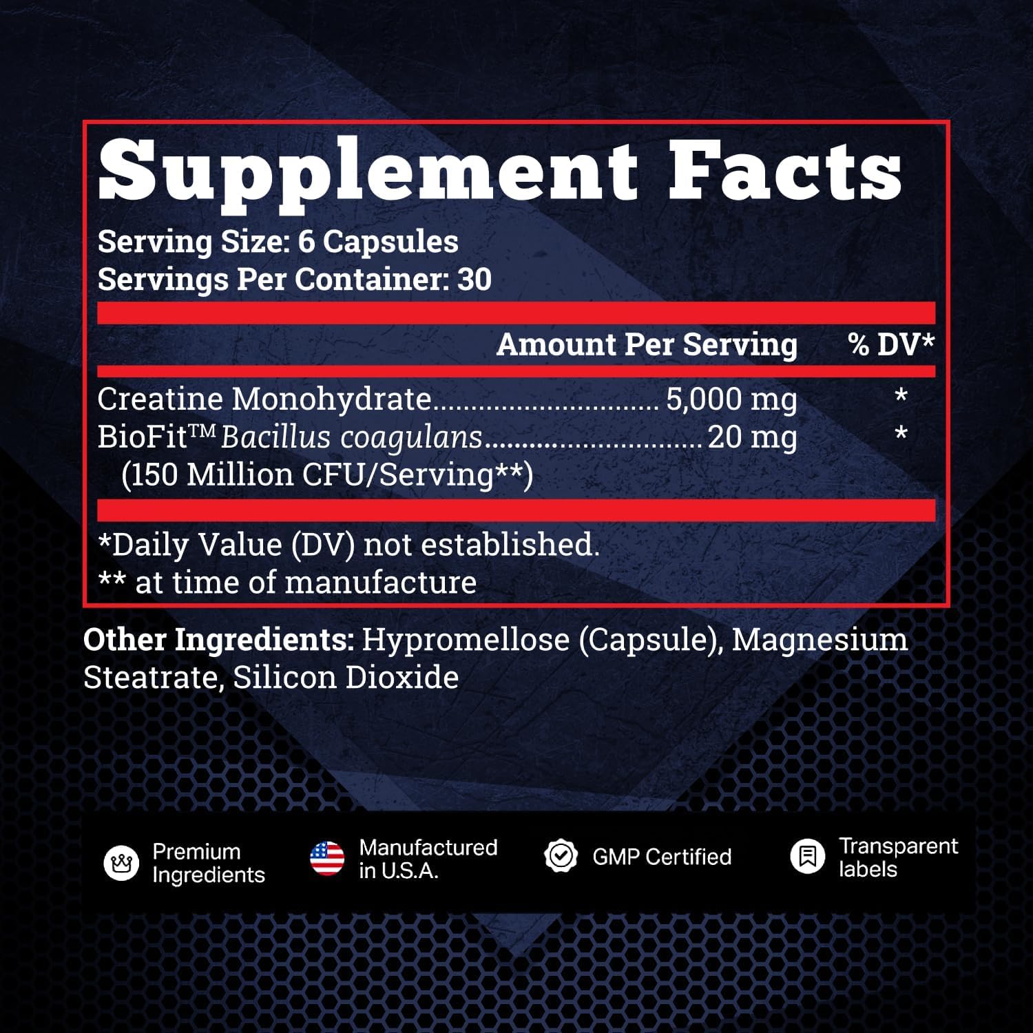 max-strength-creatine-monohydrate-capsules-with-biofit-for-muscle-growth-recovery---performance-enhancing-creatine-pills-for-men-women---5000mg---made-in-usa---180-v-capsules-3