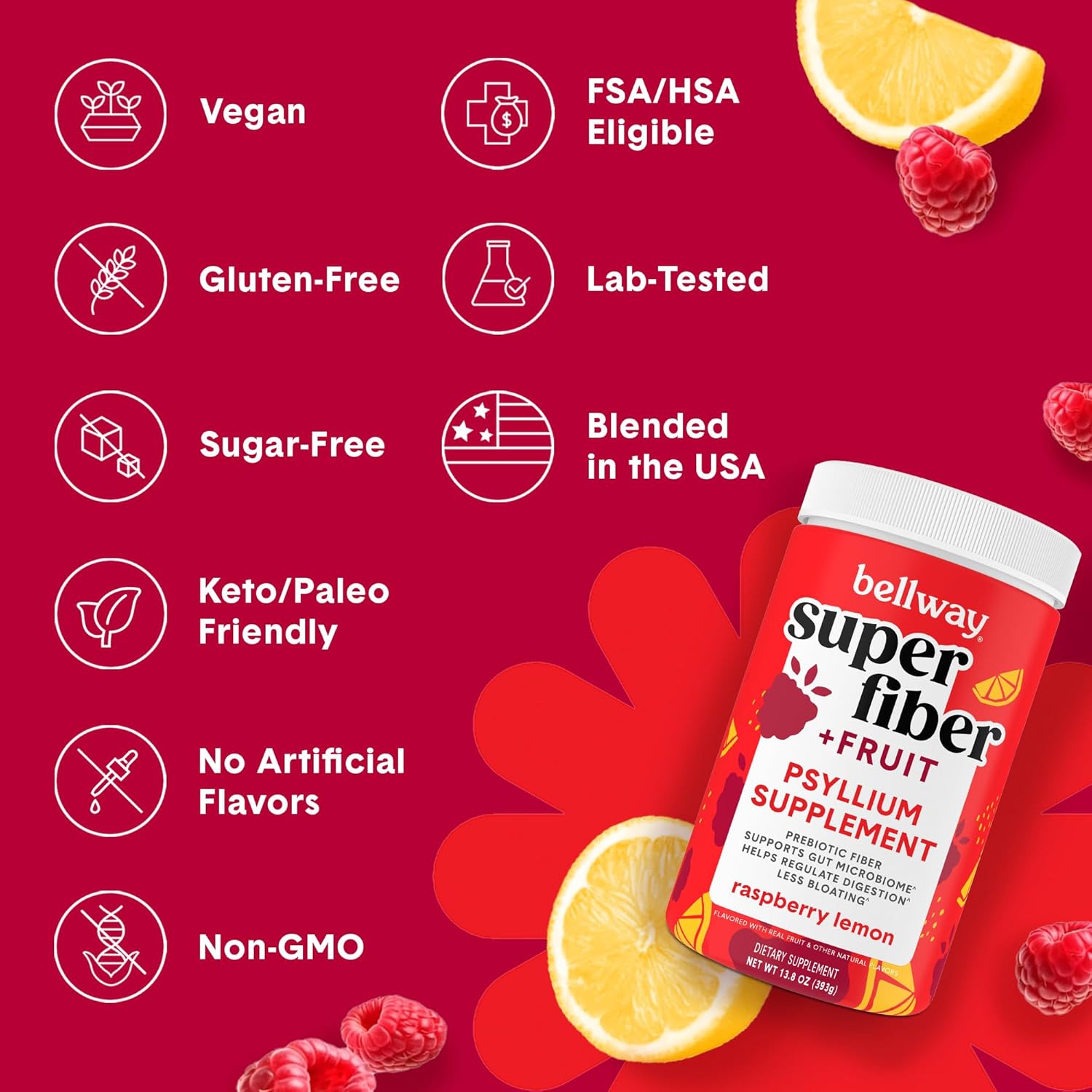 organic-bellway-super-fiber-powder-with-fruit-5-pack---sugar-free-psyllium-husk-fiber-supplement-for-gut-health-regularity-bloating-relief---non-gmo-plant-based-formula---raspberry-lemon-flavor-250-servings-4