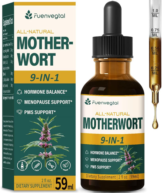 organic-motherwort-herbal-drops-for-hormone-balance-menopause-pms-support---100-natural-extract---2oz-1