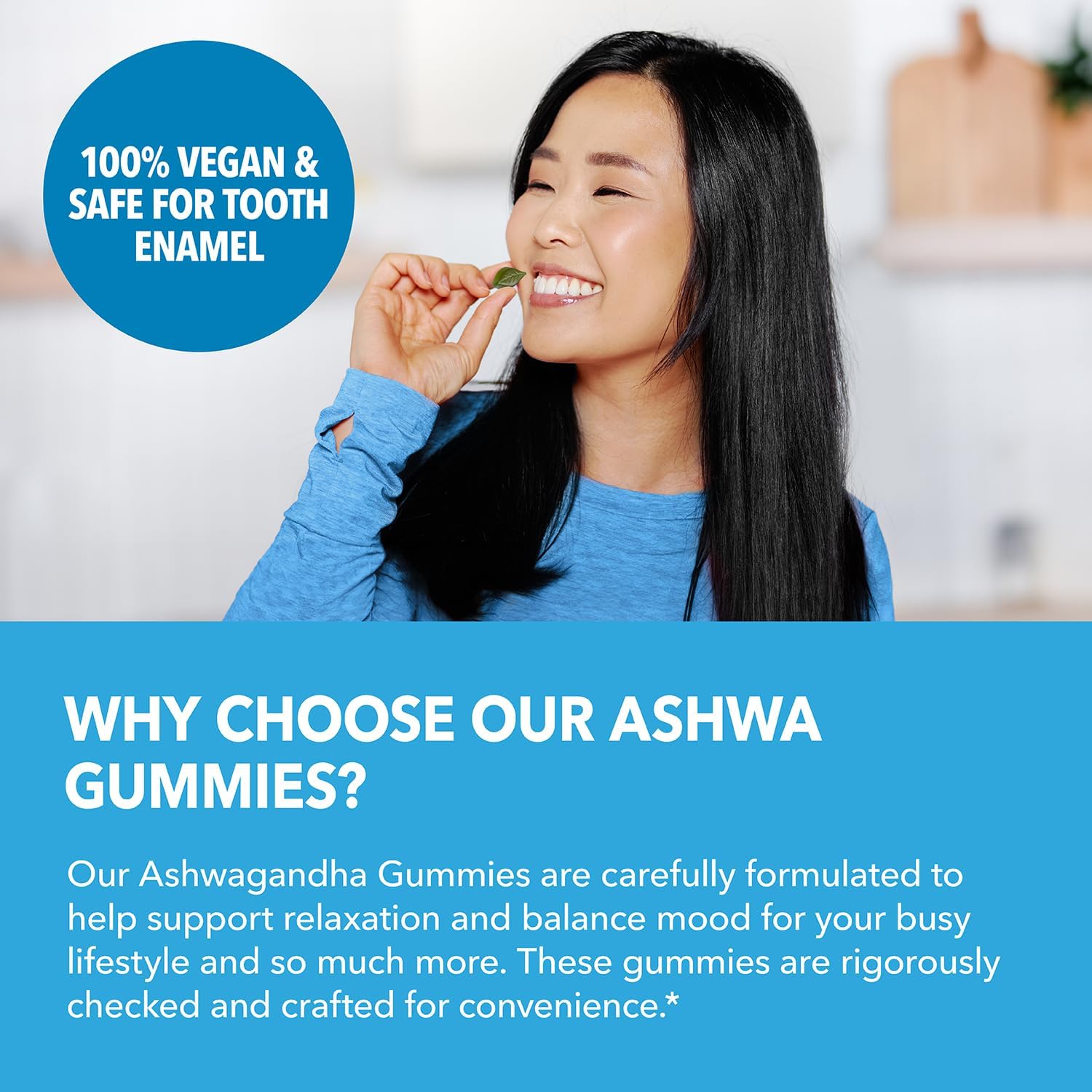 Vegan Ashwagandha Gummies for Stress Relief & Mood Support - Non-GMO Supplement for Relaxation - Withania Somnifera for Better Sleep & Emotional Balance - 1-Month Supply, Strawberry Flavor - Espot.com.au