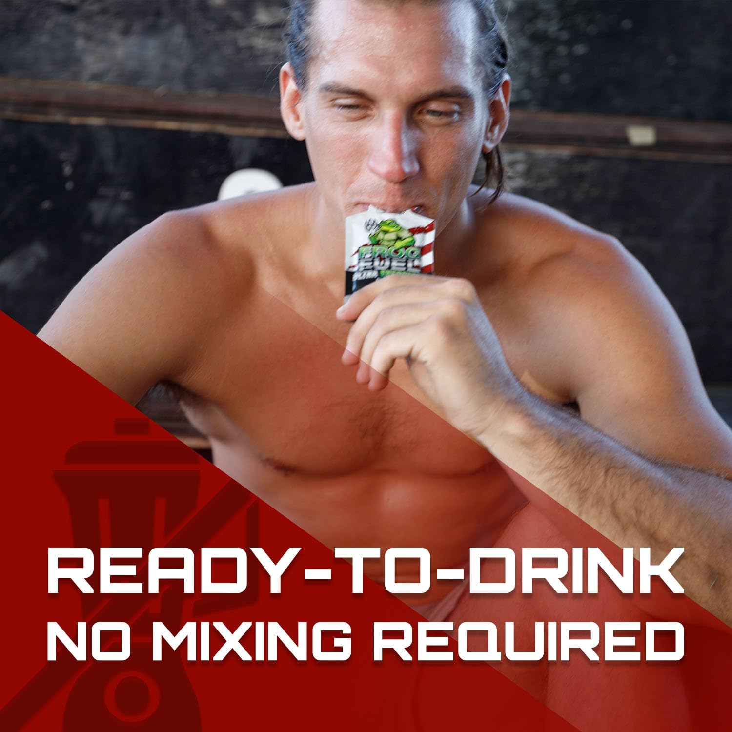 Bundle: Frog Fuel Power Protein & Pre Workout Shots, 1500mg Beta Alanine, 15g Collagen, Grass-Fed, 1.2 oz Packets, 48 Pack - Energized for Pre & Post Workout - Espot.com.au