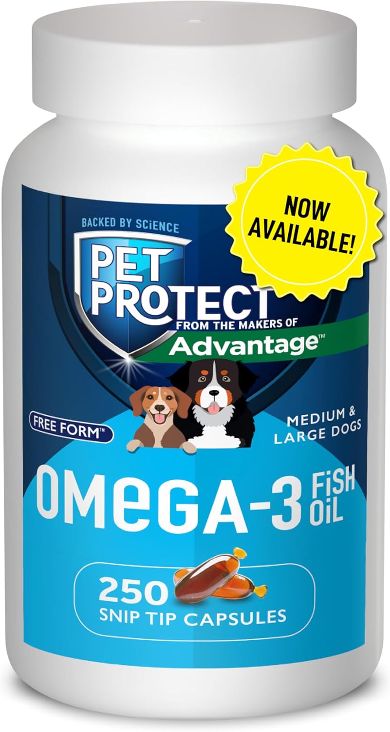 advantage-omega-3-supplement-for-medium-to-large-dogs---250-capsules---pet-protect-formula-by-trusted-brand-1