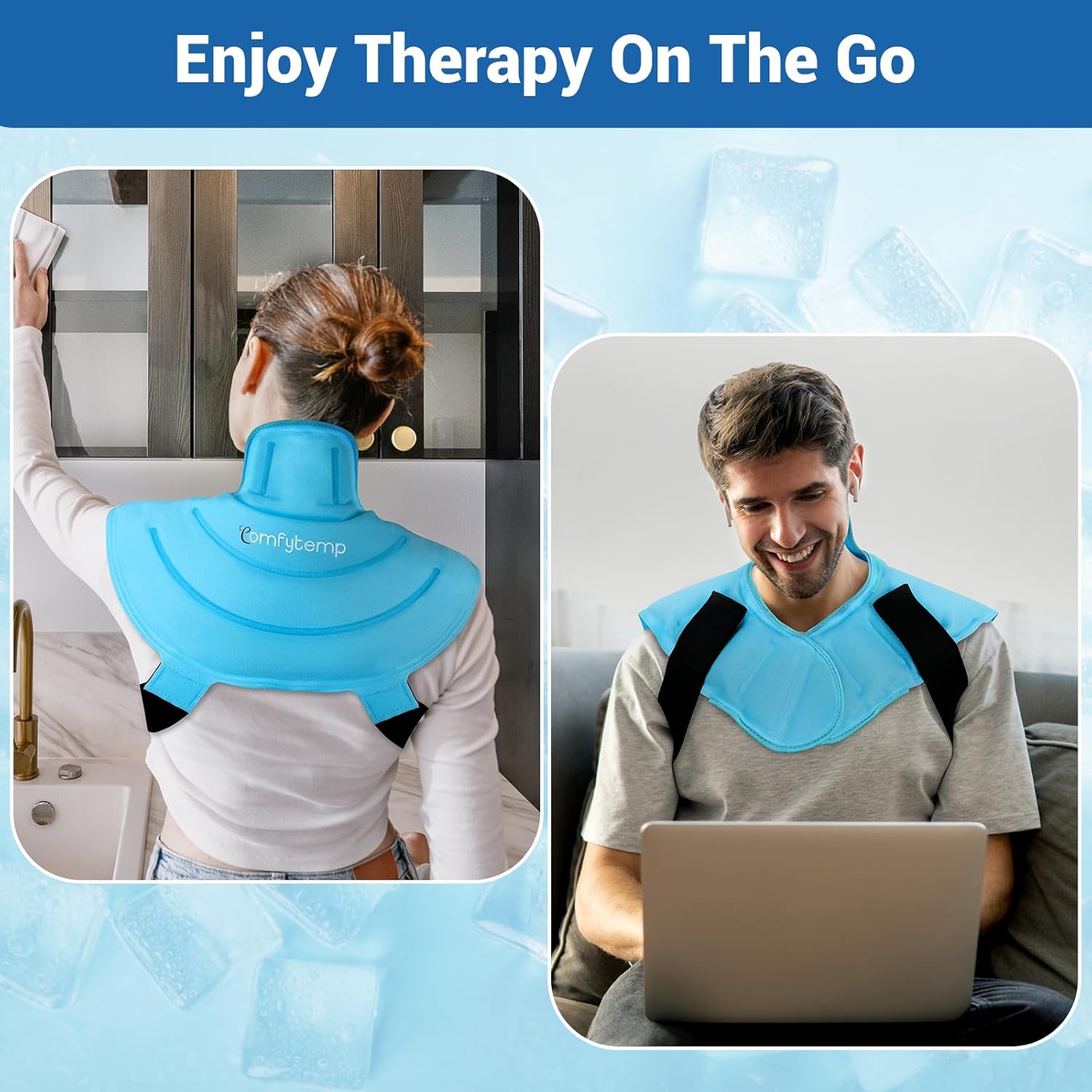 reusable-gel-ice-pack-wrap-for-neck-and-shoulders-pain-relief-with-straps---cold-compression-therapy-for-upper-back-and-cervical-injuries---fsa-hsa-eligible---smallmedium-size-7