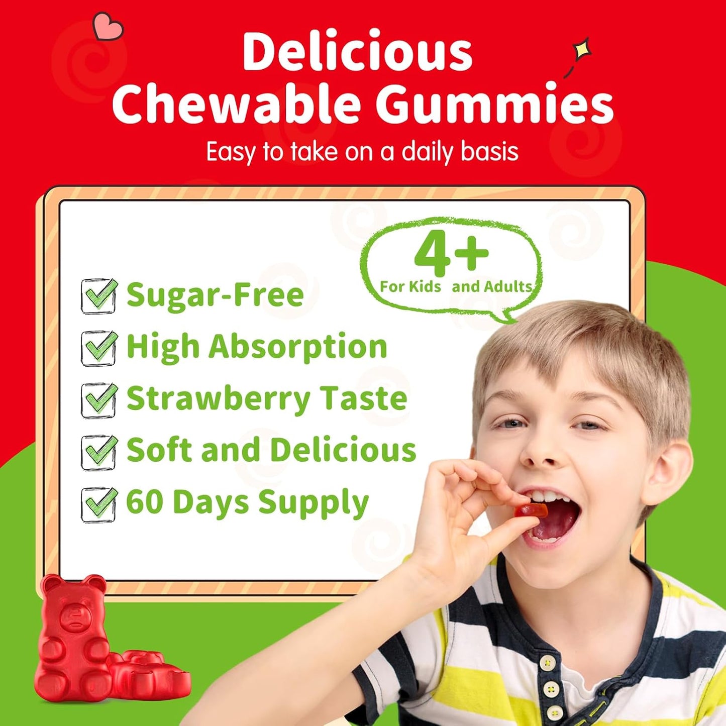 sugar-free-magnesium-gummies-for-kids-adults---calming-supplement-with-magnesium-glycinate-l-theanine-vitamin-b6-d3-for-sleep-relaxation-brain-bones-support---strawberry-flavor---60-count-4