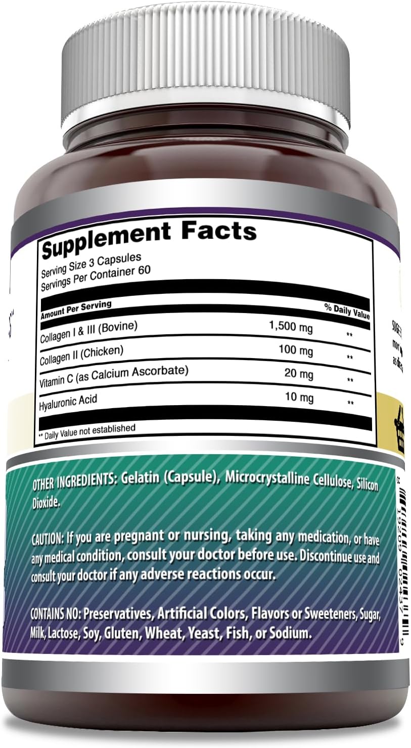 advanced-collagen-supplement-with-vitamin-c-hyaluronic-acid---180-capsules---type-i-ii-iii---non-gmo---gluten-free---made-in-usa---pack-of-2-2