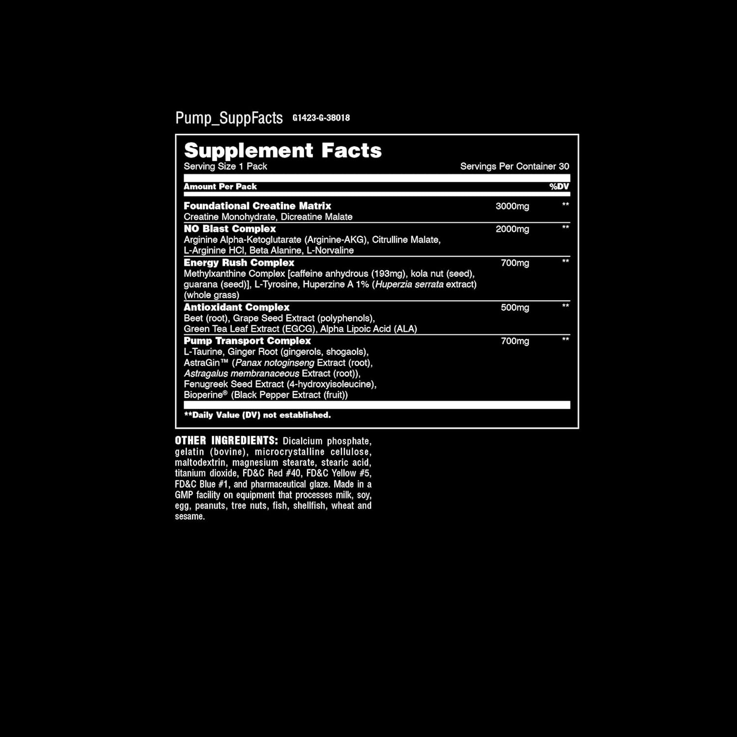 Animal Pump Pre-Workout Supplement - Boost Energy, Focus, and Muscle Volume with Nitric Oxide, Creatine, and Pump Enhancer - 30 Packs - Espot.com.au