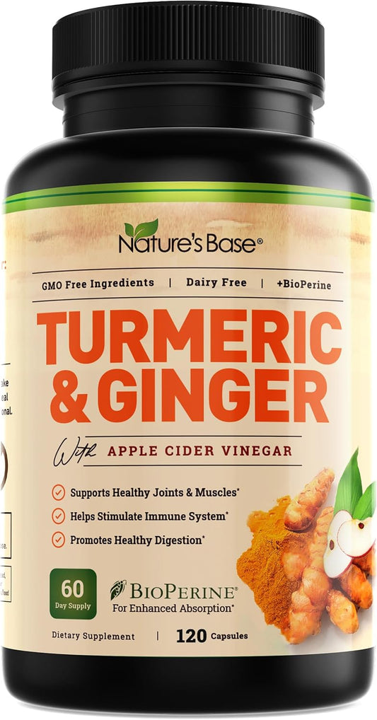 turmeric-curcumin-supplement-with-ginger-apple-cider-vinegar-bioperine-black-pepper-extract---95-curcuminoids---120-capsules-by-natures-base-1