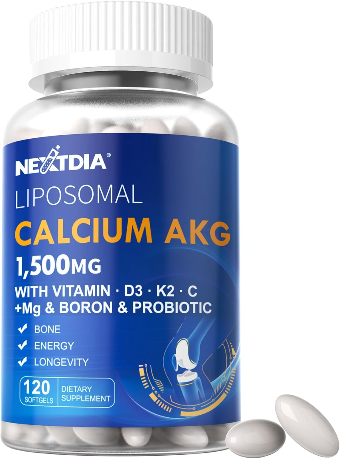 hydrolyzed-collagen-peptides-pills-with-liposomal-calcium-akg-supplement---1500mg-formula-for-joint-health-and-bone-support-4