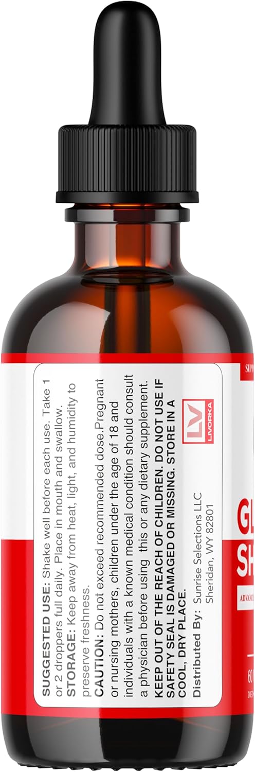 Glycogen Shield Pro Drops - Pack of 2 Bottles for 60 Days - Support Supplement for Glycogen Levels by LIVORKA - Espot.com.au